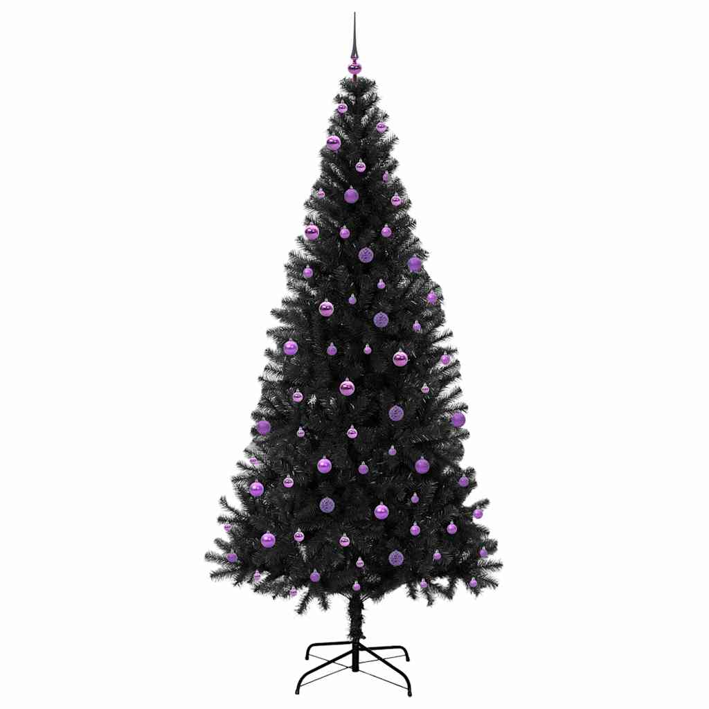 Juletræ Sort 240 cm PVC