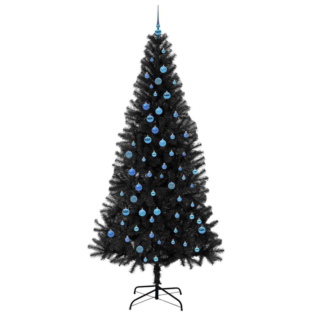 Juletræ Sort 240 cm PVC