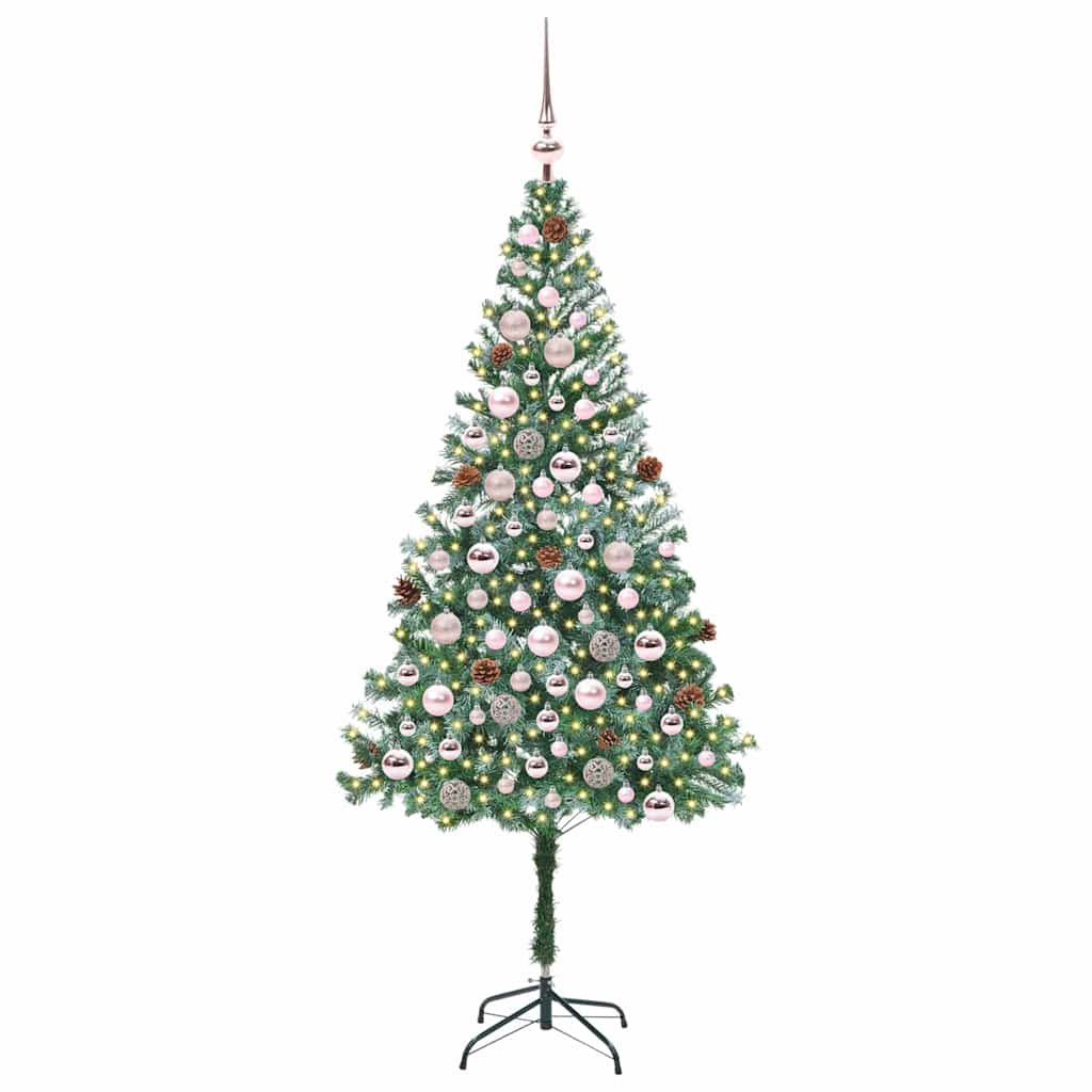 Kunstigt juletræ Grøn 180 cm PVC og Stål