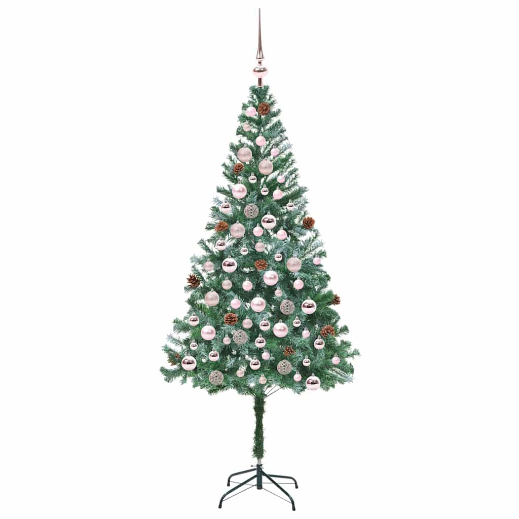 Kunstigt juletræ Grøn 180 cm PVC og Stål