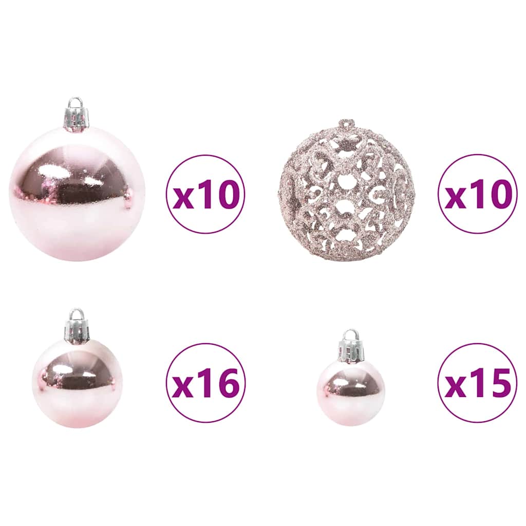 Kunstig Forbelyst Juletræ med stativ Grøn 180 cm PVC og metal