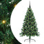 Kunstig Forbelyst Juletræ med 150 LED'er Grøn 120 cm PVC