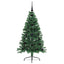 Kunstig Forbelyst Juletræ med 150 LED'er Grøn 120 cm PVC