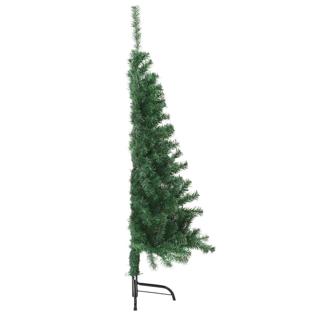 Kunstig Forbelyst Juletræ med 150 LED'er Grøn 120 cm PVC
