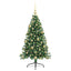 Kunstig Forbelyst Juletræ med 150 LED'er Grøn 120 cm PVC