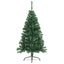Kunstig Forbelyst Juletræ med 150 LED'er Grøn 150 cm PVC