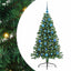 Kunstig Forbelyst Juletræ med 150 LED'er Grøn 150 cm PVC