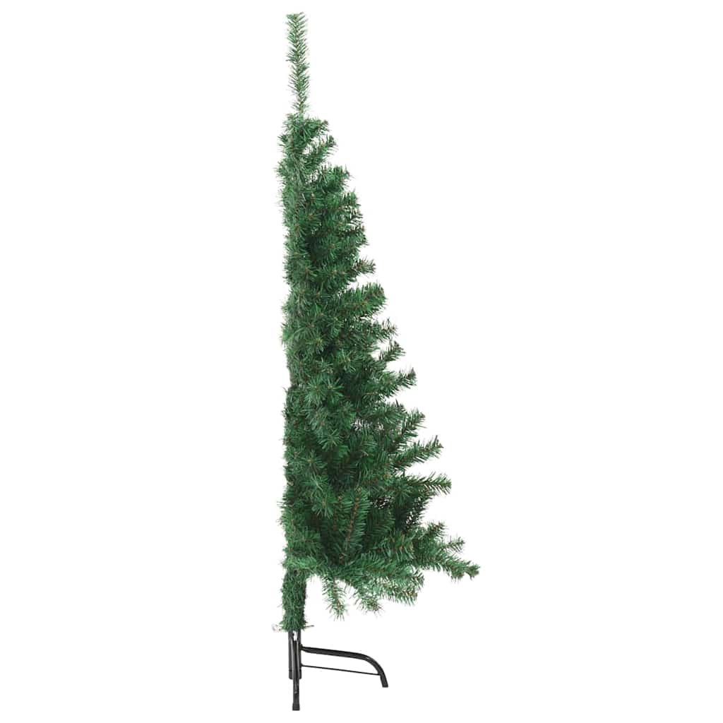 Kunstig Forbelyst Juletræ med 150 LED'er Grøn 150 cm PVC