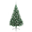Kunstig Forbelyst Juletræ med 300 LED'er Grøn 180 cm PVC