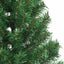 Kunstig Forbelyst Juletræ med 300 LED'er Grøn 240 cm PVC