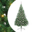 Kunstig Forbelyst Juletræ med 300 LED'er Grøn 240 cm PVC