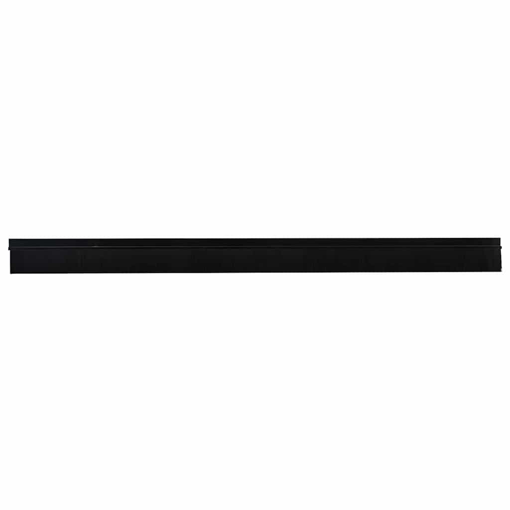 Selvklæbende dørbørstetætninger 2 stk. 100 cm Aluminiumlegering