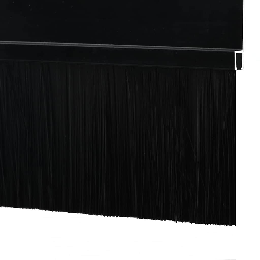 Selvklæbende dørbørstetætninger 2 stk. 100 cm Aluminiumlegering