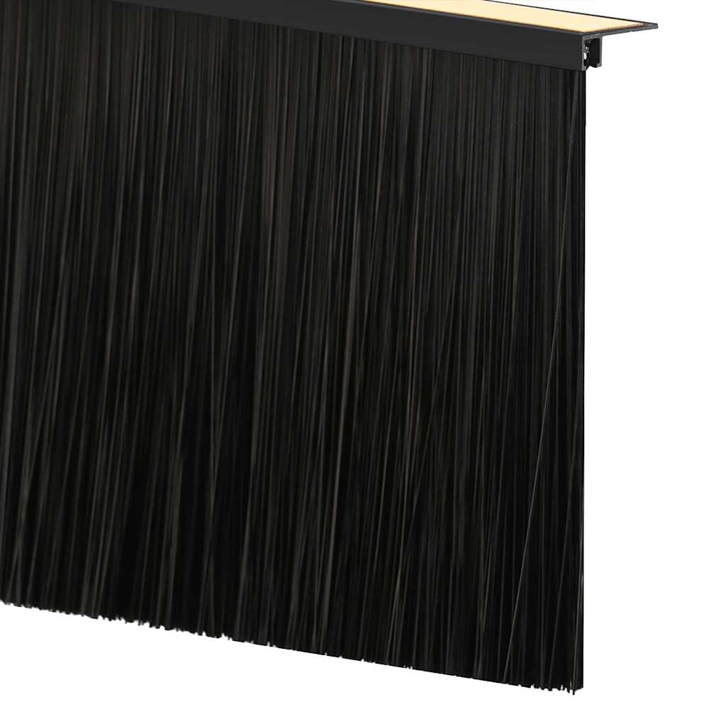Selvklæbende dørbørstetætninger 2 stk. 100 cm Aluminiumlegering