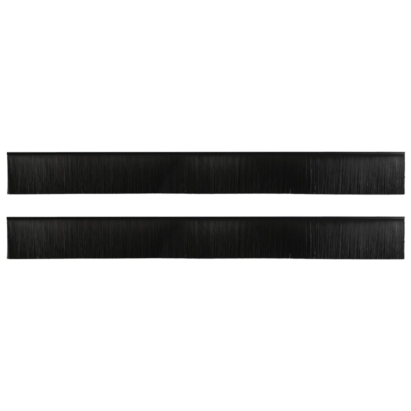 Selvklæbende dørbørstetætninger 2 stk. 100 cm Aluminiumlegering