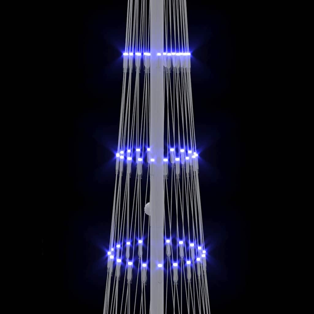 LED juletræ Blå 51 x 51 x 190 cm Metal