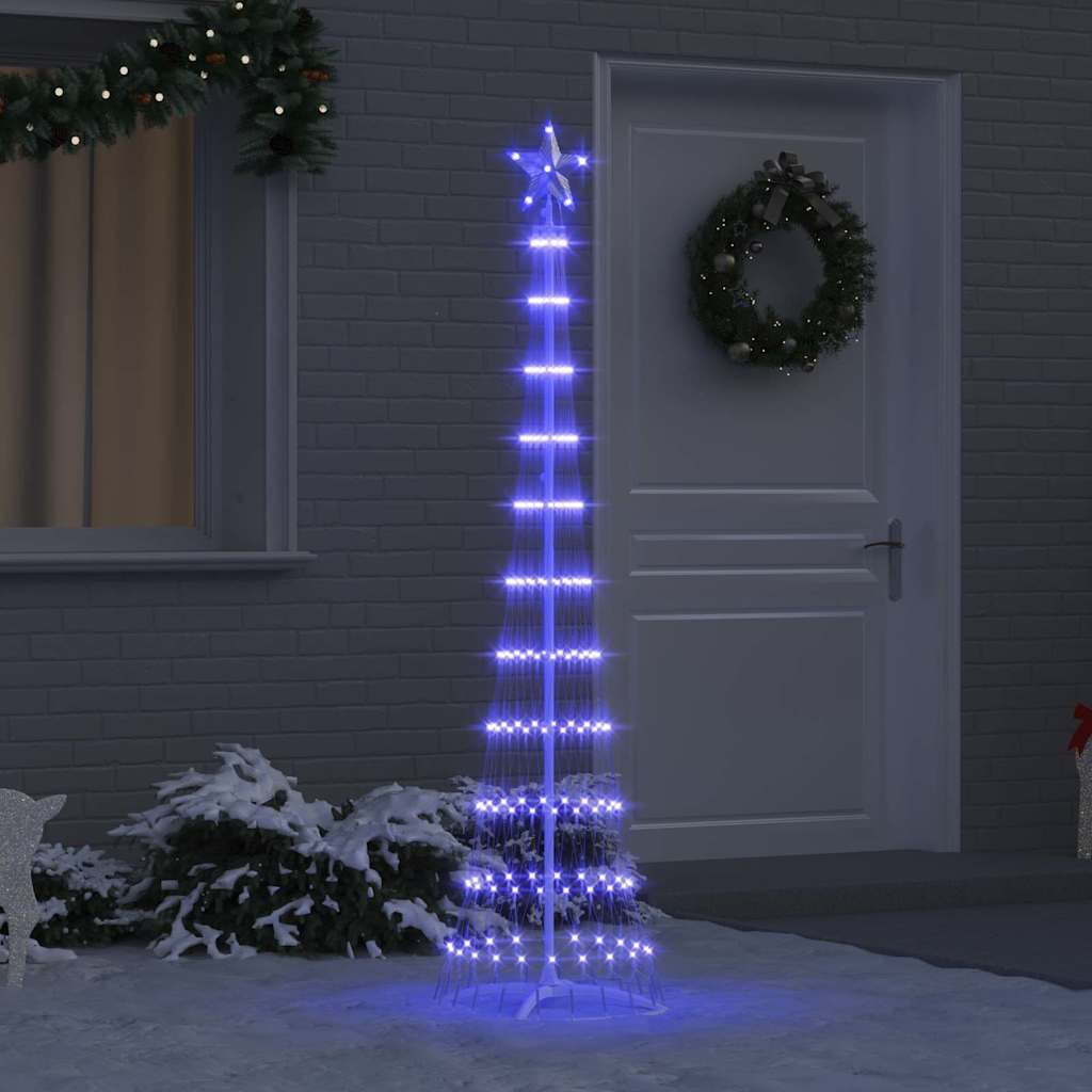 LED juletræ Blå 51 x 51 x 190 cm Metal