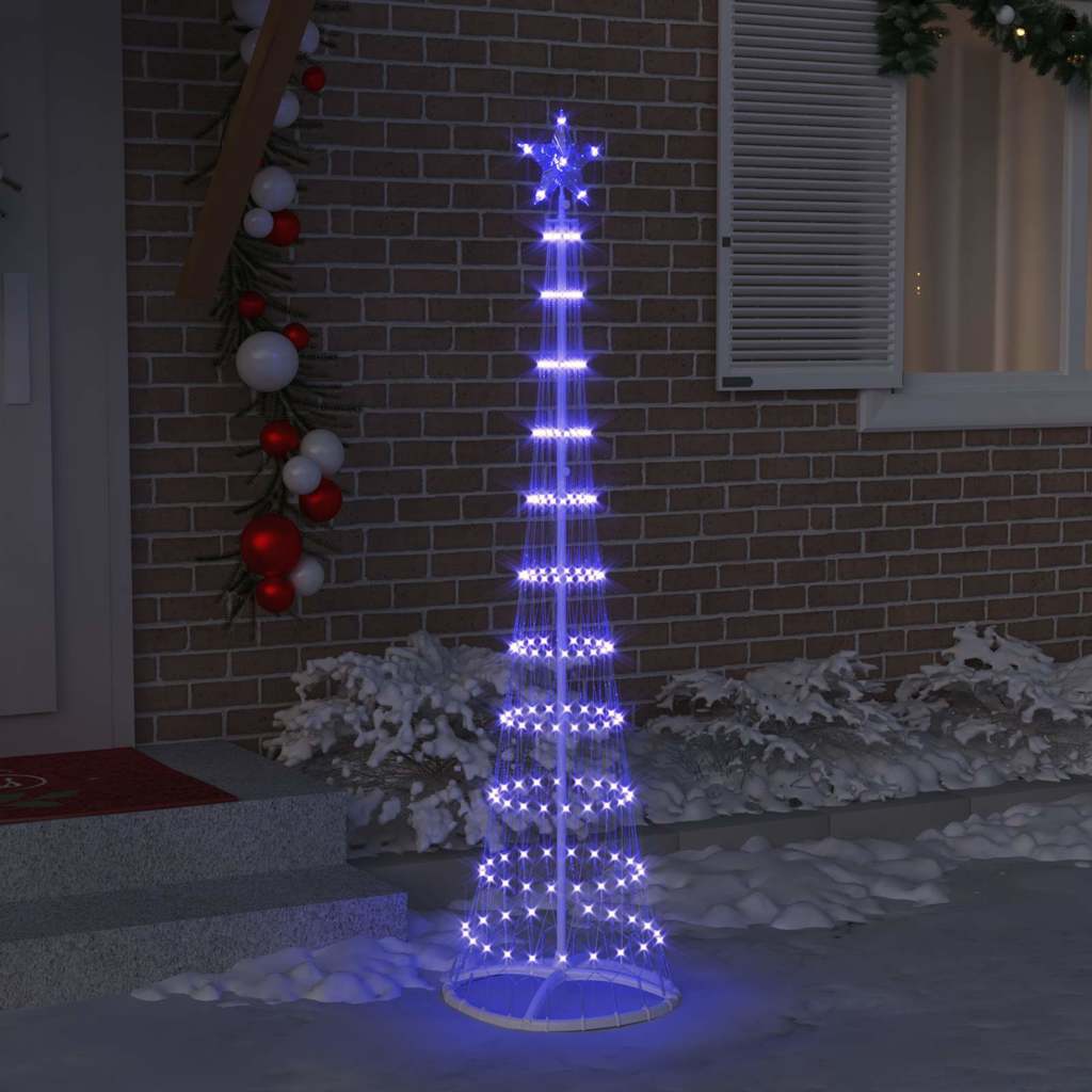 LED juletræ Blå 51 x 51 x 190 cm Metal