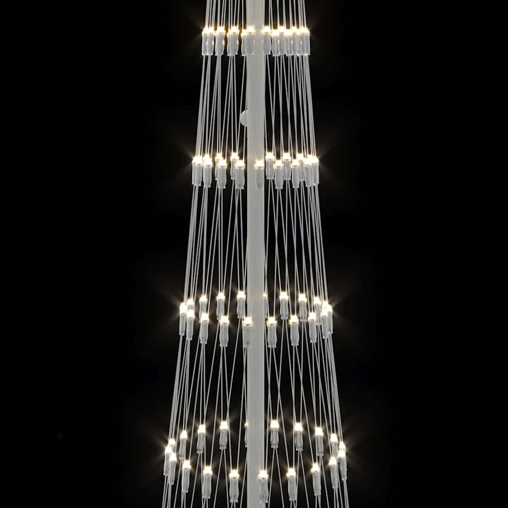 LED juletræ Varm hvid 250 cm Metal