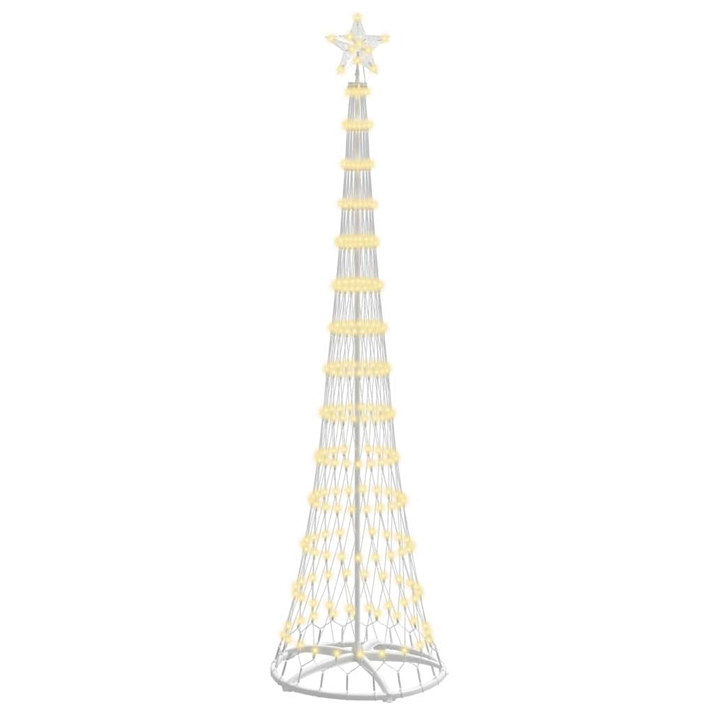 LED juletræ Varm hvid 250 cm Metal