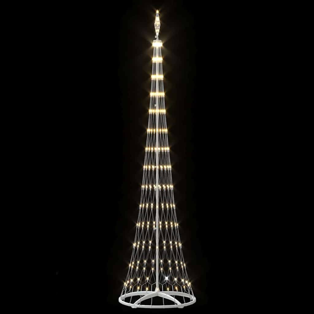 LED juletræ Varm hvid 250 cm Metal