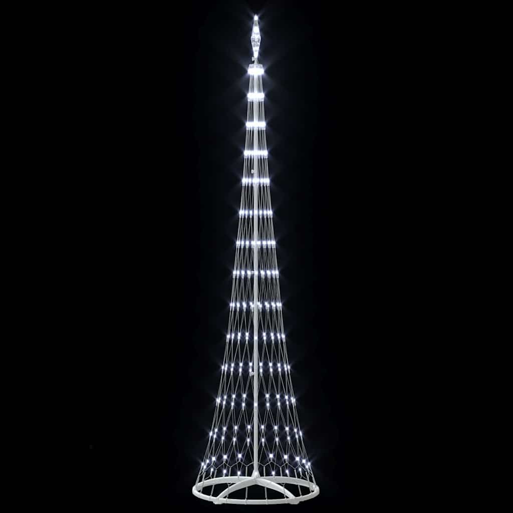 LED juletræ Kold hvid 250 cm Metal