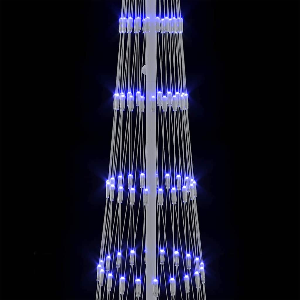 LED juletræ Blå 250 cm Metal
