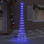 LED juletræ Blå 250 cm Metal