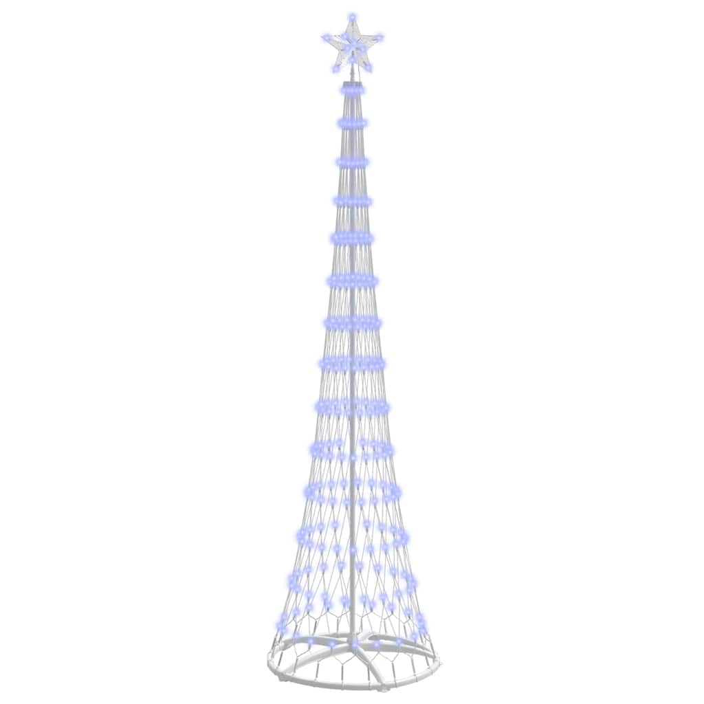 LED juletræ Blå 250 cm Metal
