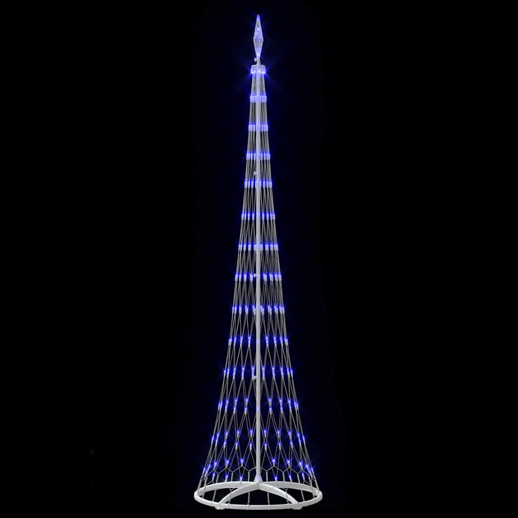 LED juletræ Blå 250 cm Metal