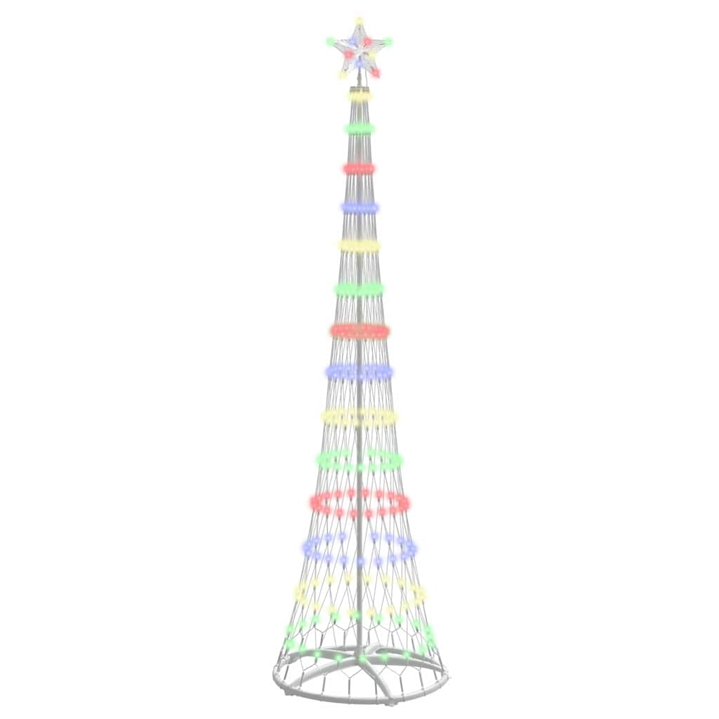 LED juletræ Flerfarvet 250 cm Metal