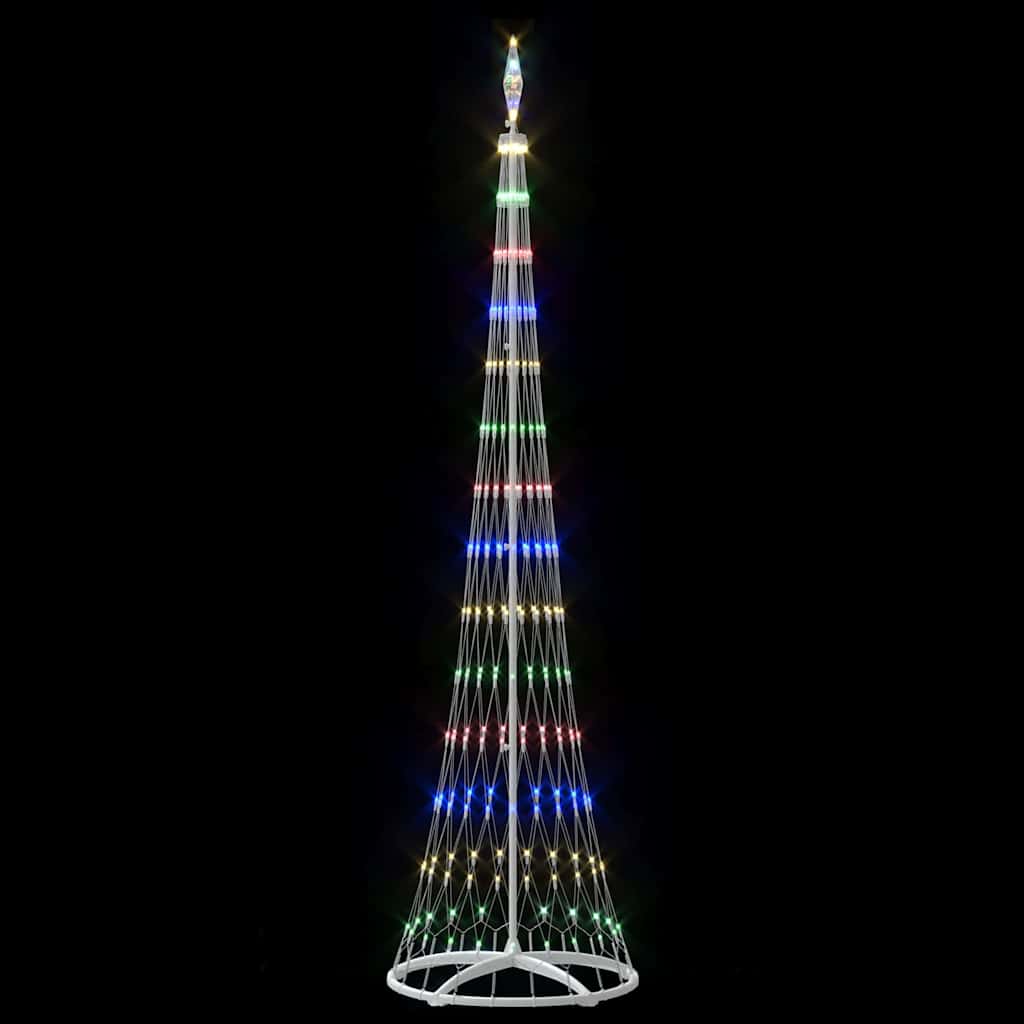LED juletræ Flerfarvet 250 cm Metal