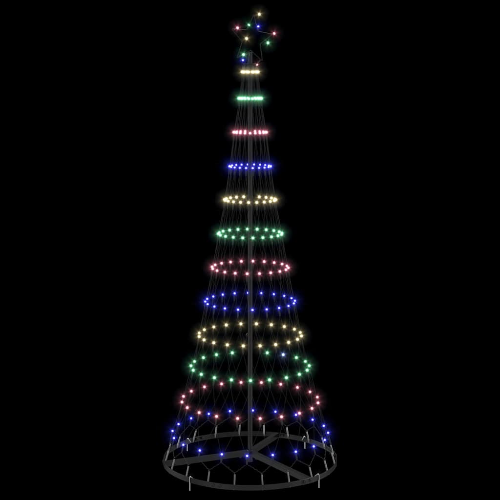 LED juletræ Flerfarvet 184,5 cm Metal