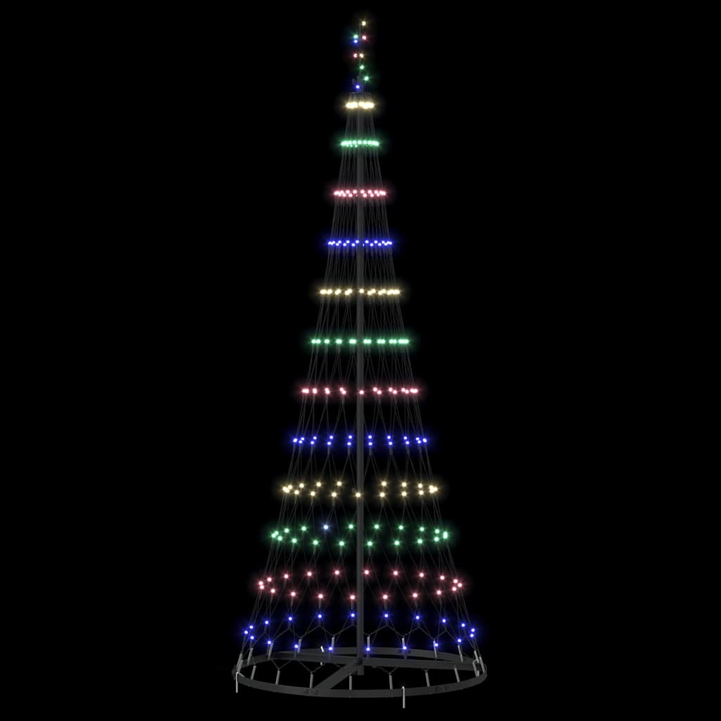 LED juletræ Flerfarvet 184,5 cm Metal