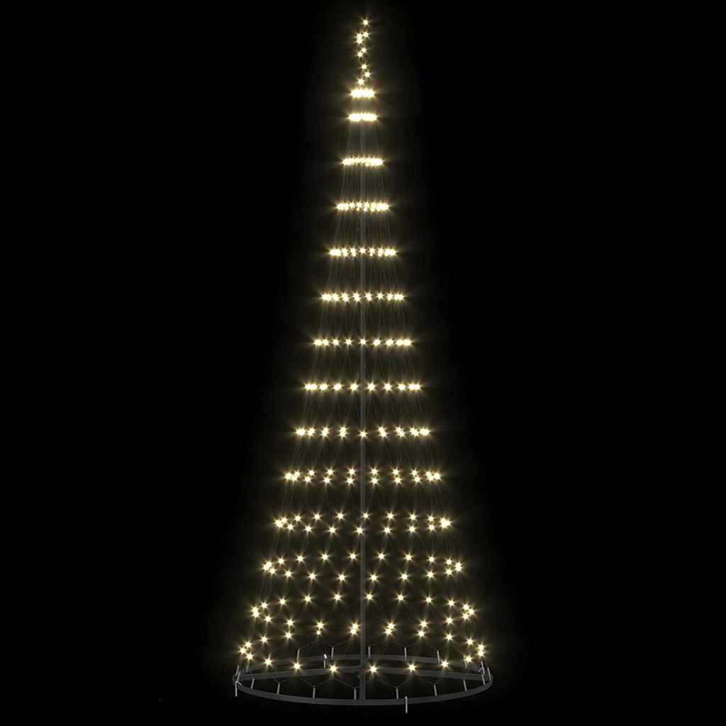LED juletræ Varm hvid 250 cm Metal