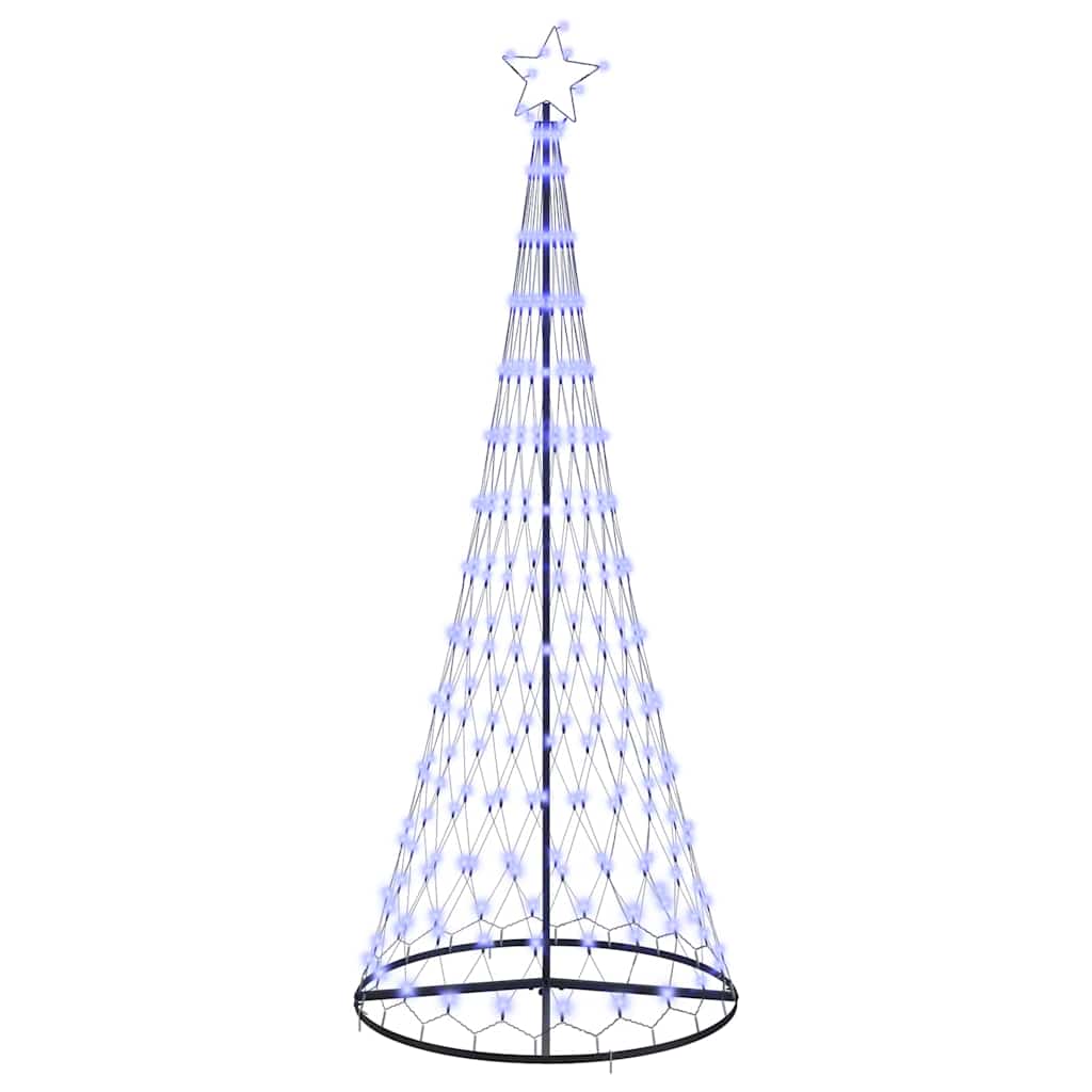 LED juletræ Blå 250 cm Metal