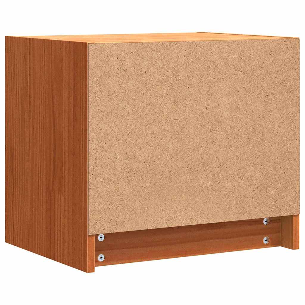 Sengeborde Voks brun 40 x 30.5 x 35.5 cm Fyrretræ