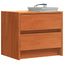 Sengeborde 2 stk. Voks brun 40 x 30.5 x 35.5 cm Fyrretræ