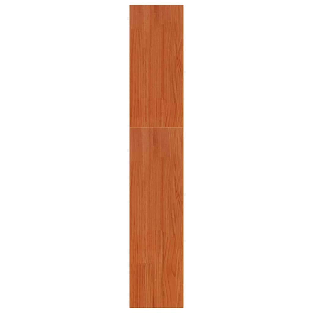 Bogskab Voks brun 80 x 30 x 167,5 cm Massiv fyrretræ
