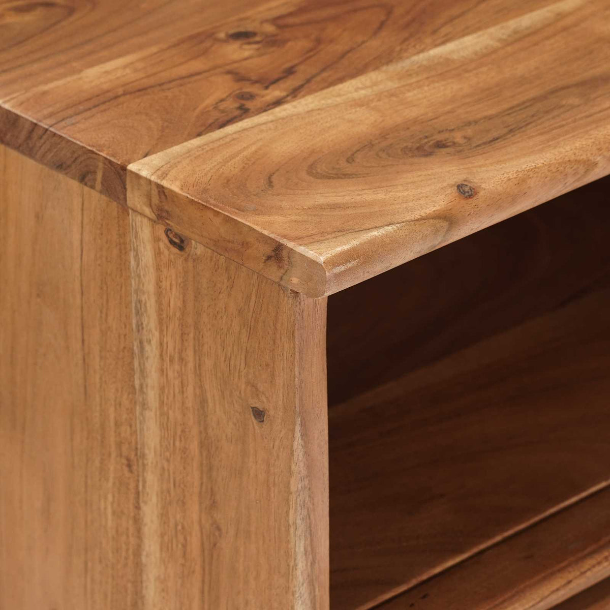 Håndlavet Cafebord Teak Brune 85 x 45,5 x 40 cm