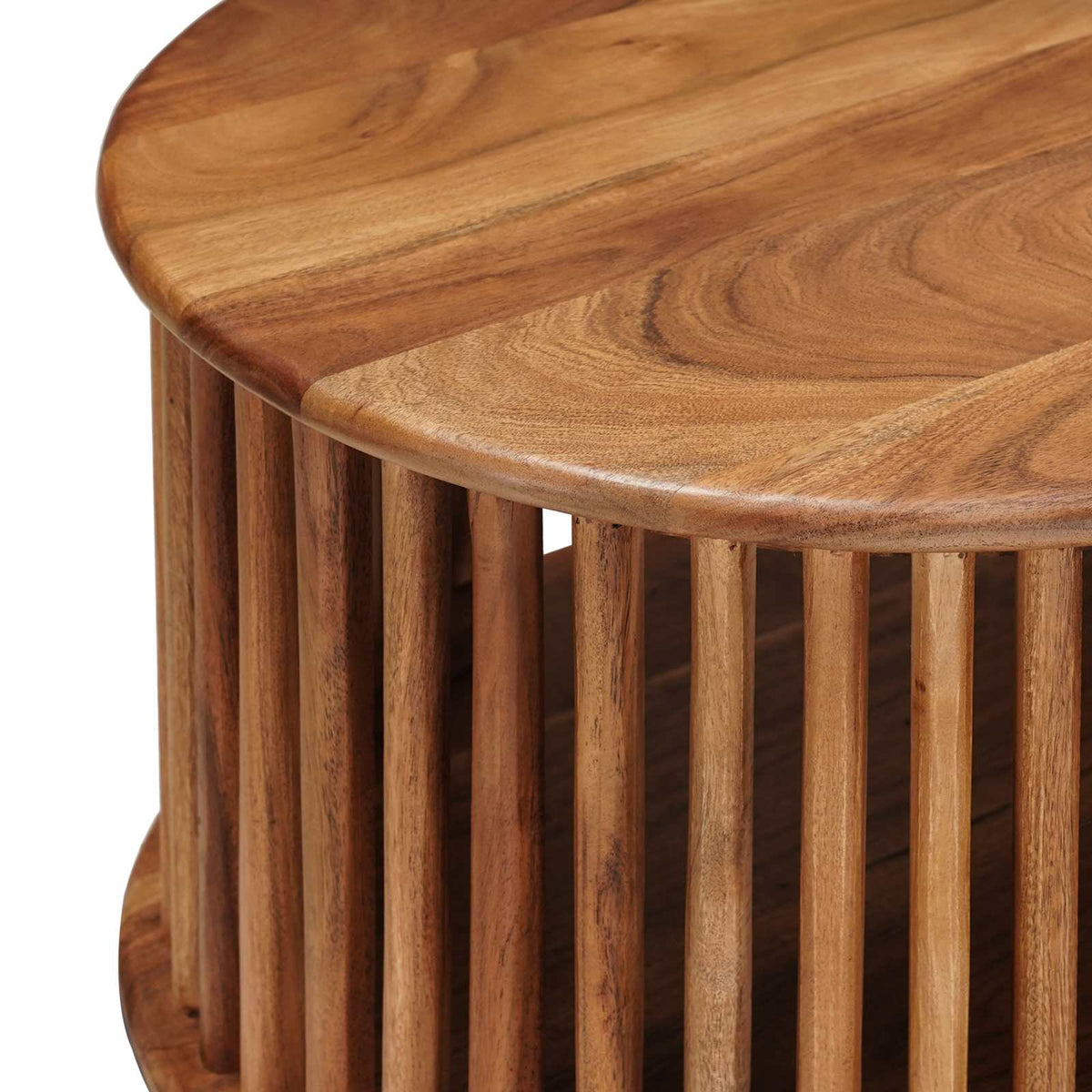 Håndlavet Cafebord Teak brun 85 x 50 x 40 cm Massivt Akacietræ