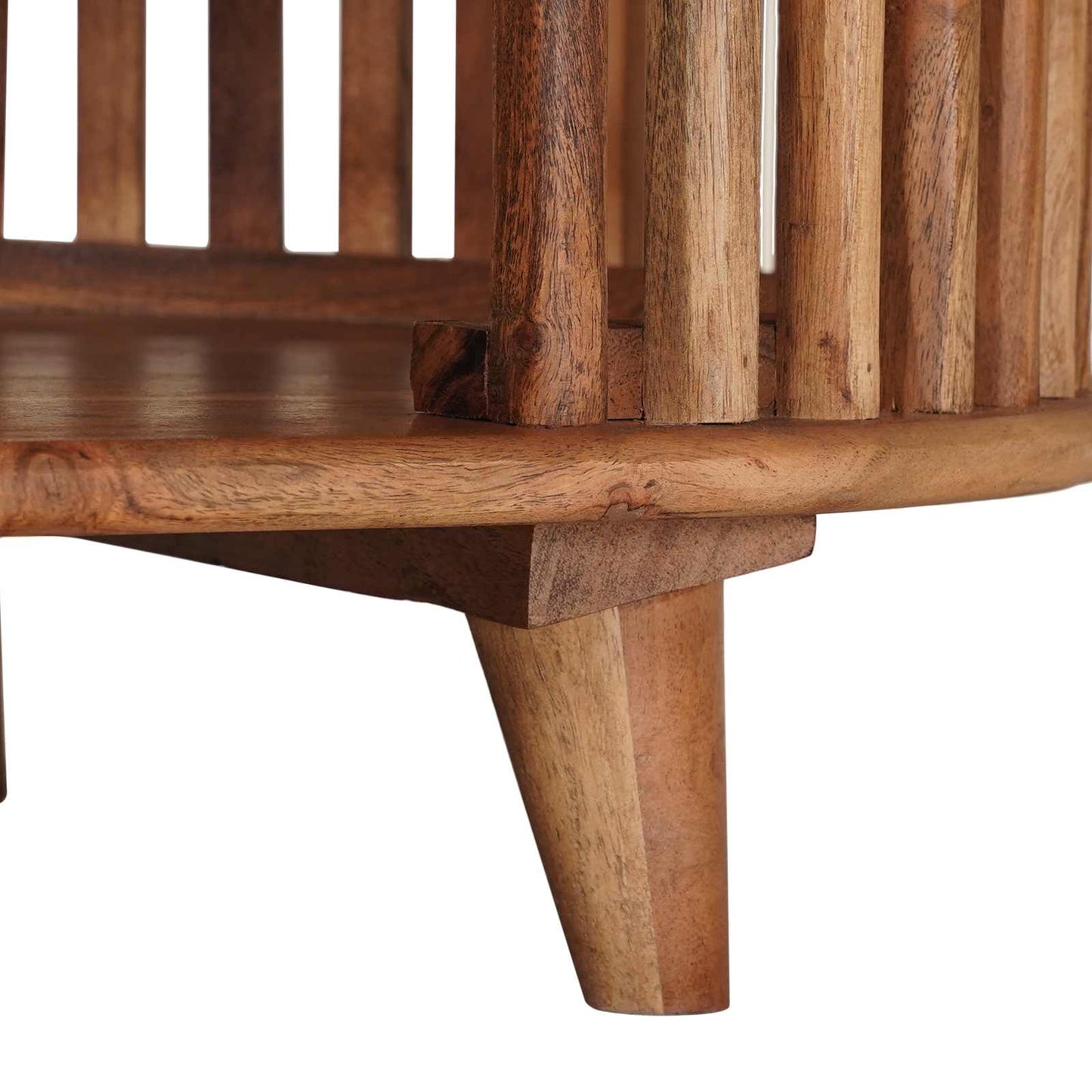 Håndlavet Cafebord Teak brun 85 x 50 x 40 cm Massivt Akacietræ