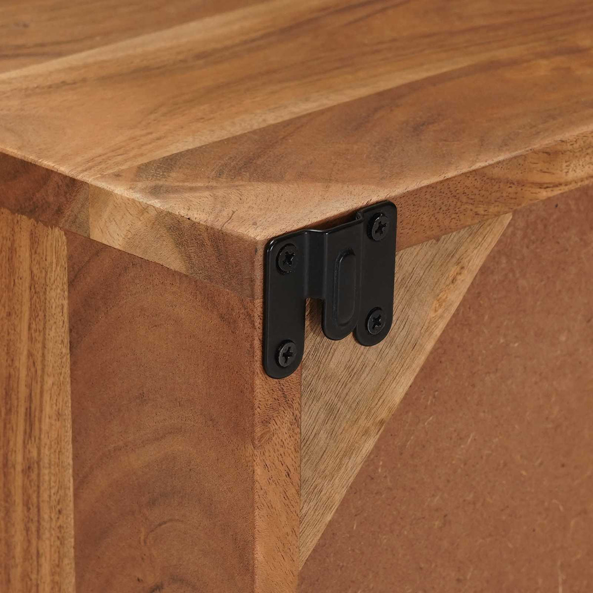 TV-skab med opbevaring med dør Naturfarvet 105 x 30 x 22,5 cm