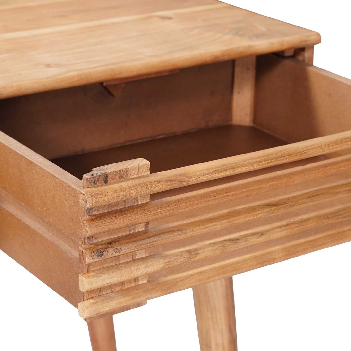 Håndlavet skrivebord Teakbrun 100 x 48 x 76 cm
