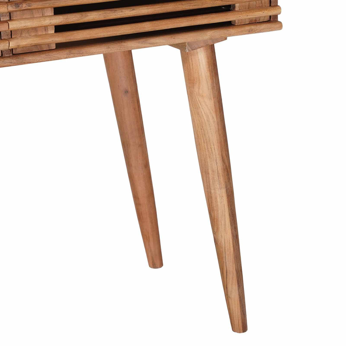 Håndlavet skrivebord Teakbrun 100 x 48 x 76 cm