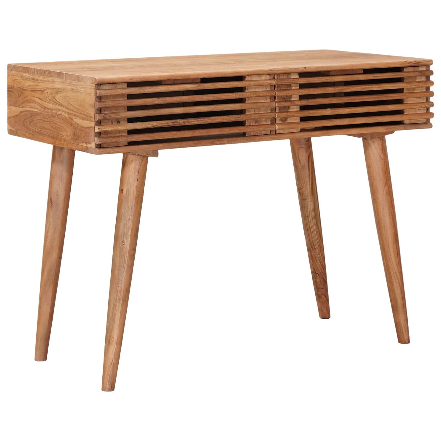 Håndlavet skrivebord Teakbrun 100 x 48 x 76 cm