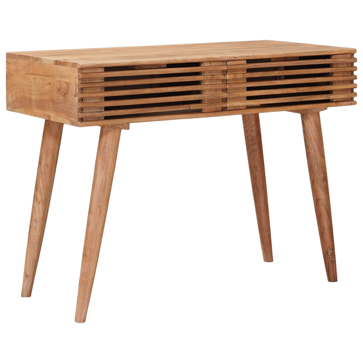 Håndlavet skrivebord Teakbrun 100 x 48 x 76 cm