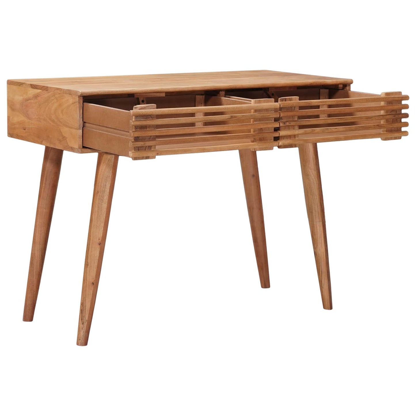 Håndlavet skrivebord Teakbrun 100 x 48 x 76 cm