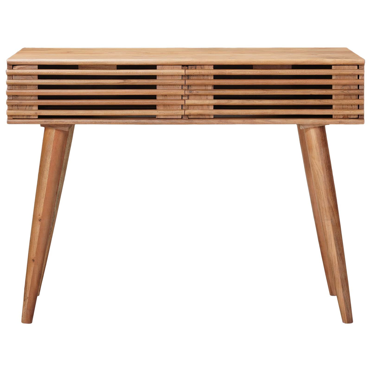 Håndlavet skrivebord Teakbrun 100 x 48 x 76 cm