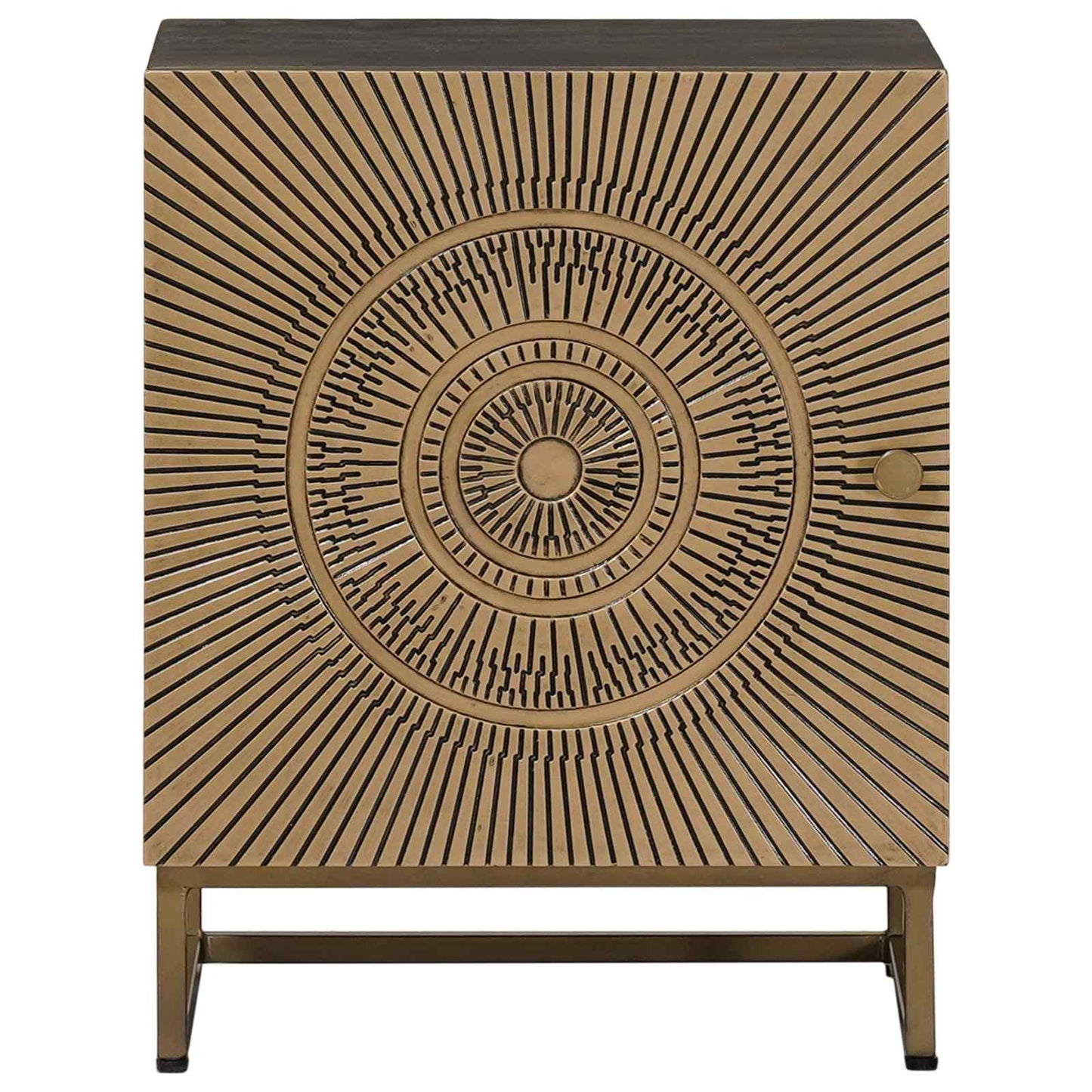 Håndlavet natbord Kaffe Brun 40 x 30 x 50 cm Massivt mangotræ